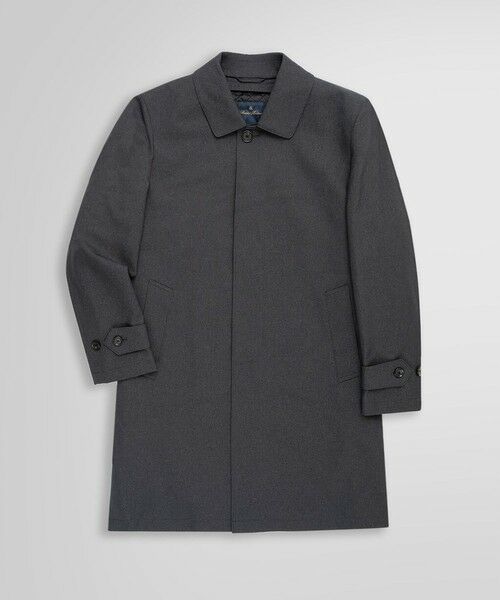 Brooks Brothers/ブルックス ブラザーズ ポリエステル 2レイヤー バルカラーコート チャコール M Brooks Brothers/ブルックス ブラザーズ ポリエステル 2レイヤー バルカラーコート チャコール M