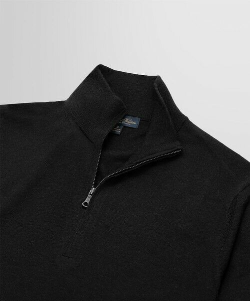 Brooks Brothers / ブルックス ブラザーズ ニット・セーター | メリノウール ハーフジップ モックネックセーター | 詳細1