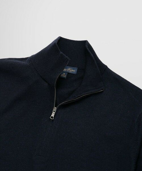 Brooks Brothers / ブルックス ブラザーズ ニット・セーター | メリノウール ハーフジップ モックネックセーター | 詳細2