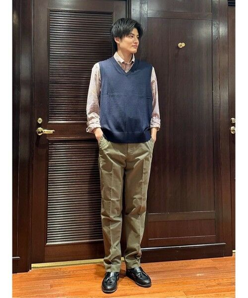 Brooks Brothers / ブルックス ブラザーズ セットアップ | メリノウール Vネックベスト | 詳細2