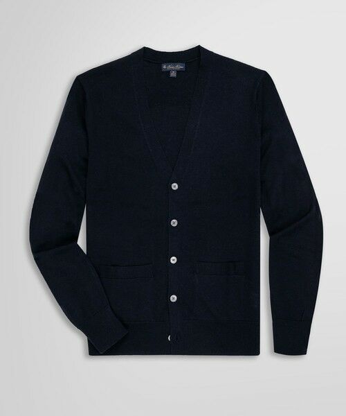 Brooks Brothers/ブルックス ブラザーズ メリノウール Vネックカーディガン ネイビー XL Brooks Brothers/ブルックス ブラザーズ メリノウール Vネックカーディガン ネイビー XL