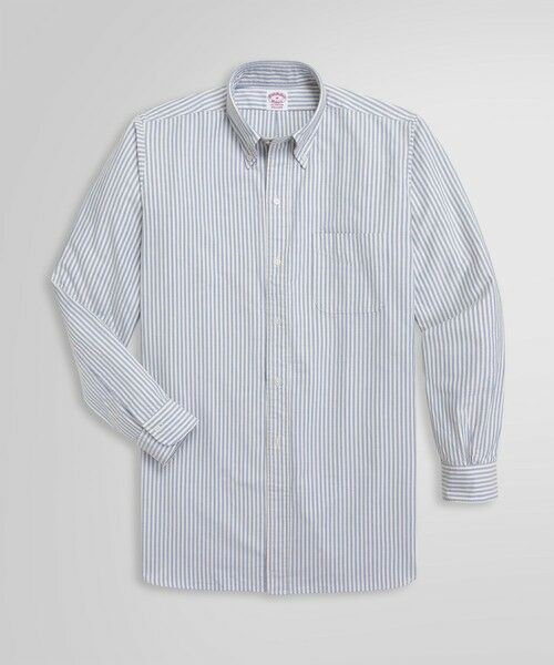 Brooks Brothers / ブルックス ブラザーズ シャツ・ブラウス | ◆Archive Collection◆スーピマコットン オックスフォード 6つ釦 カジュアルシャツ(ホワイト×ブルー)