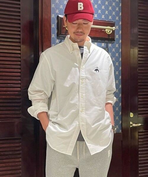 Brooks Brothers/ブルックス ブラザーズ ◆オンラインストア限定◆LOGO Series ビッグGFロゴ スポーツシャツ Traditional Fit ホワイト XL Brooks Brothers/ブルックス ブラザーズ ◆オンラインストア限定◆LOGO Series ビッグGFロゴ スポーツシャツ Traditional Fit ホワイト XL