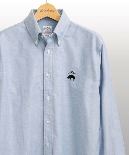 Brooks Brothers/ブルックス ブラザーズ ◆オンラインストア限定◆LOGO Series ビッグGFロゴ スポーツシャツ Traditional Fit ブルー M Brooks Brothers/ブルックス ブラザーズ ◆オンラインストア限定◆LOGO Series ビッグGFロゴ スポーツシャツ Traditional Fit ブルー M