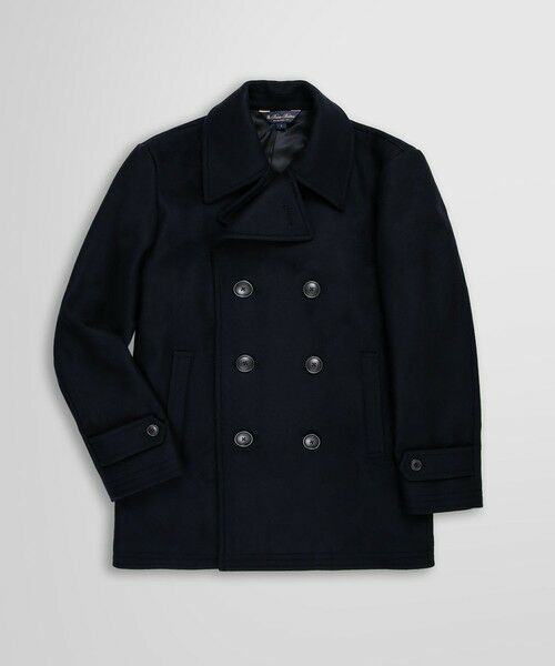 Brooks Brothers/ブルックス ブラザーズ ウール ピーコート ネイビー M Brooks Brothers/ブルックス ブラザーズ ウール ピーコート ネイビー M