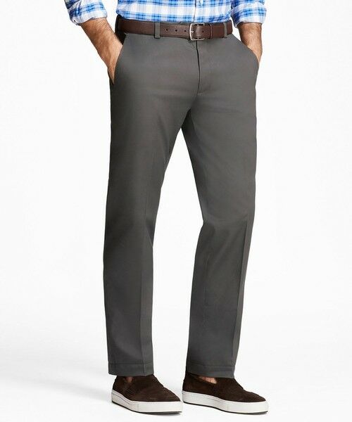 Brooks Brothers/ブルックス ブラザーズ ライトウエイト アドバンテージチノ プレーンフロントパンツ SLIM グレー 31inch Brooks Brothers/ブルックス ブラザーズ ライトウエイト アドバンテージチノ プレーンフロントパンツ SLIM グレー 31inch