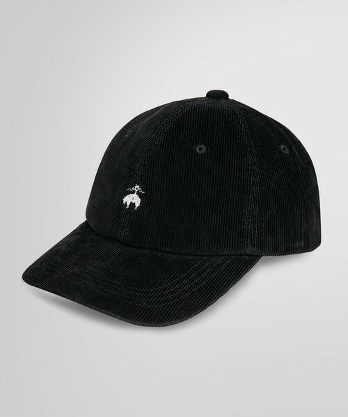 Brooks Brothers/ブルックス ブラザーズ コーデュロイ GFロゴ ベースボールキャップ ブラック ONE SIZE Brooks Brothers/ブルックス ブラザーズ コーデュロイ GFロゴ ベースボールキャップ ブラック ONE SIZE