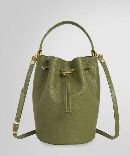 Brooks Brothers/ブルックス ブラザーズ レザー バケットバッグ オリーブ ONE SIZE Brooks Brothers/ブルックス ブラザーズ レザー バケットバッグ オリーブ ONE SIZE
