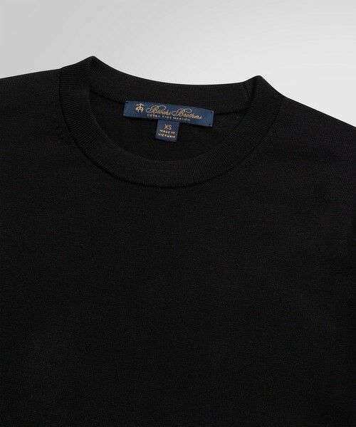 Brooks Brothers / ブルックス ブラザーズ ニット・セーター | ショートスリーブ メリノウール クルーネックセーター | 詳細1