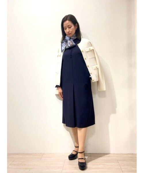 Brooks Brothers / ブルックス ブラザーズ カーディガン・ボレロ | ロングスリーブ ミラノリブ ゴールドボタン ノーカラーニットジャケット | 詳細2