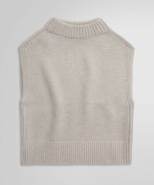 Brooks Brothers/ブルックス ブラザーズ メリノウール モックネック ベスト ベージュ M Brooks Brothers/ブルックス ブラザーズ メリノウール モックネック ベスト ベージュ M