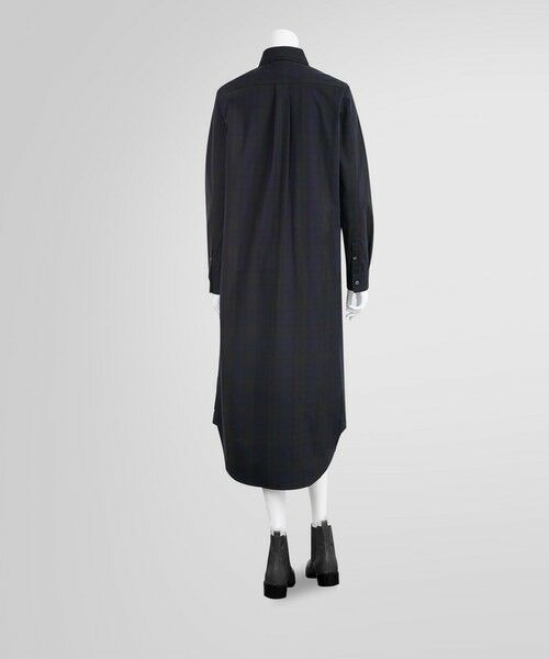 Brooks Brothers / ブルックス ブラザーズ ミニ丈・ひざ丈ワンピース | ロングスリーブ ブラックウォッチ シャツワンピース | 詳細2