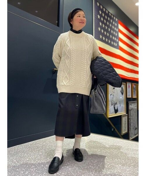 Brooks Brothers / ブルックス ブラザーズ ミニ丈・ひざ丈ワンピース | ロングスリーブ ブラックウォッチ シャツワンピース | 詳細4