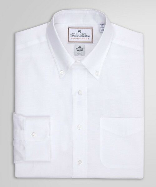 Brooks Brothers / ブルックス ブラザーズ シャツ・ブラウス | コットン/リネン ソリッド ドレスシャツ Regular Fit | 詳細1