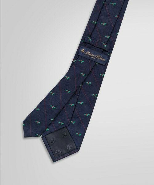 Brooks Brothers / ブルックス ブラザーズ ネクタイ | シルク クリスマスホーリー ジャカードタイ | 詳細1