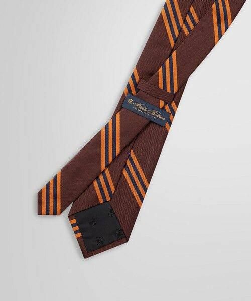 Brooks Brothers / ブルックス ブラザーズ ネクタイ | ◆JAPAN TRAD.◆シルク ラージ BB#1ストライプ レップタイ | 詳細1