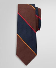 Brooks Brothers / ブルックス ブラザーズ ネクタイ | ◆JAPAN TRAD.◆シルク ラージアーガイルサザーランドストライプ レップタイ