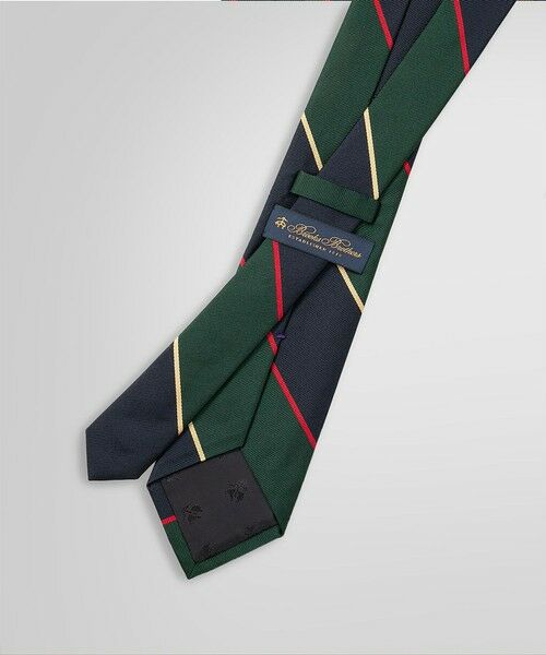 Brooks Brothers / ブルックス ブラザーズ ネクタイ | ◆JAPAN TRAD.◆シルク ラージアーガイルサザーランドストライプ レップタイ | 詳細5