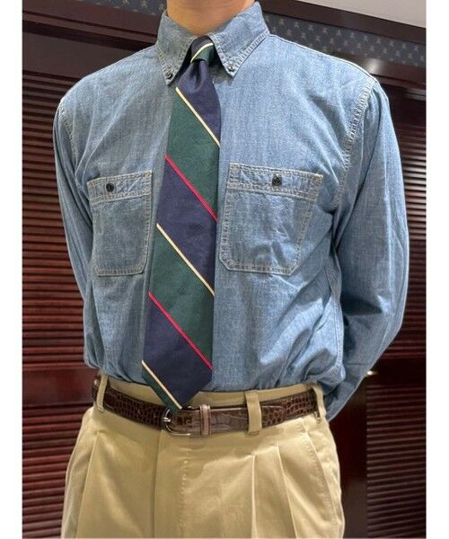 Brooks Brothers / ブルックス ブラザーズ ネクタイ | ◆JAPAN TRAD.◆シルク ラージアーガイルサザーランドストライプ レップタイ | 詳細7