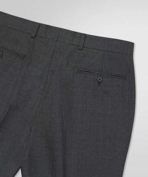 Brooks Brothers / ブルックス ブラザーズ スラックス・ドレスパンツ | ウール ソリッド プレーンフロント トラウザーズ Classic | 詳細1