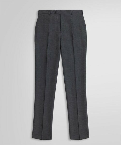 Brooks Brothers/ブルックス ブラザーズ ウール ソリッド プレーンフロント トラウザーズ Classic グレー 38inch Brooks Brothers/ブルックス ブラザーズ ウール ソリッド プレーンフロント トラウザーズ Classic グレー 38inch