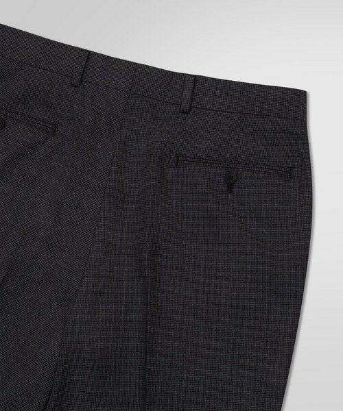 Brooks Brothers / ブルックス ブラザーズ スラックス・ドレスパンツ | ウール ハウンドトゥース プレーンフロント トラウザーズ Classic | 詳細1