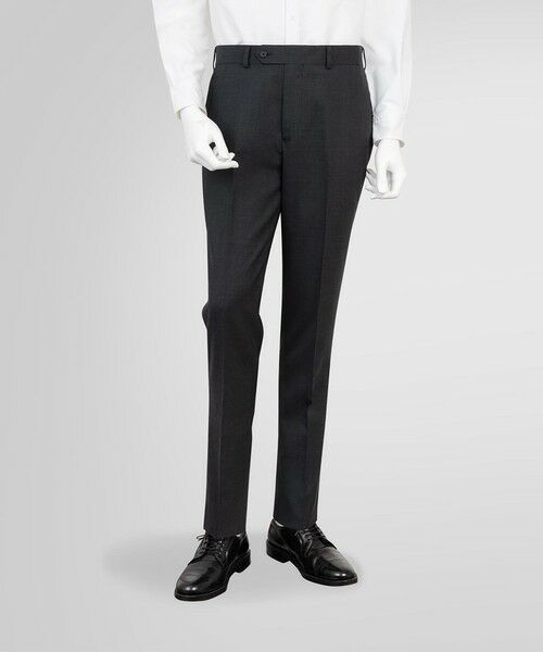 Brooks Brothers/ブルックス ブラザーズ Brooks Brothers Explorer ウール プレーンフロント トラウザーズ Slim グレー 36inch Brooks Brothers/ブルックス ブラザーズ Brooks Brothers Explorer ウール プレーンフロント トラウザーズ Slim グレー 36inch