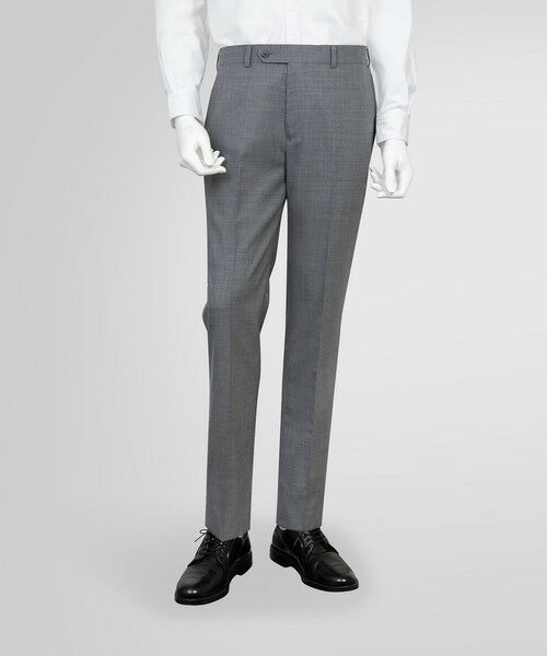 Brooks Brothers/ブルックス ブラザーズ Brooks Brothers Explorer ウール プレーンフロント トラウザーズ Slim ライトグレー 33inch Brooks Brothers/ブルックス ブラザーズ Brooks Brothers Explorer ウール プレーンフロント トラウザーズ Slim ライトグレー 33inch