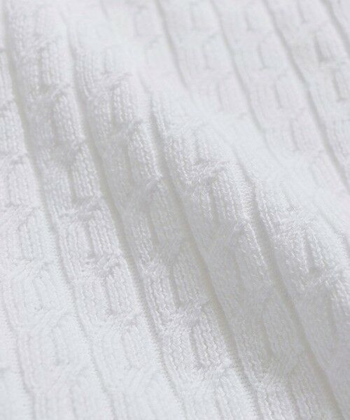 Brooks Brothers / ブルックス ブラザーズ ニット・セーター | コットン ケーブル ボタンフロント ポロセーター | 詳細2