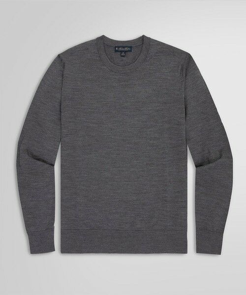 Brooks Brothers/ブルックス ブラザーズ メリノウール クルーネックセーター ダークグレー L Brooks Brothers/ブルックス ブラザーズ メリノウール クルーネックセーター ダークグレー L
