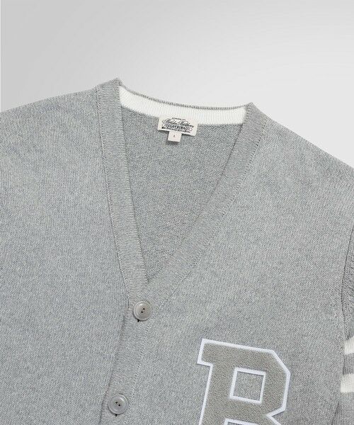 Brooks Brothers / ブルックス ブラザーズ カーディガン・ボレロ | ◆Archive Collection◆コットン レタードカーディガン | 詳細1