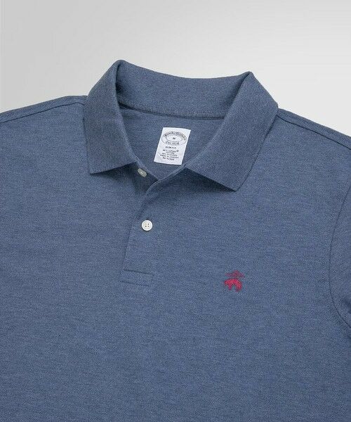 Brooks Brothers / ブルックス ブラザーズ ポロシャツ | GF　スーピマコットン　ストレッチピケ　ロングスリーブポロシャツ　Slim Fit | 詳細1