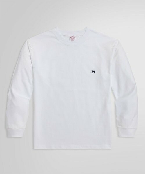 Brooks Brothers/ブルックス ブラザーズ USAコットンジャージー ヘビーウェイト GFロゴ ロングスリーブ Tシャツ ホワイト M Brooks Brothers/ブルックス ブラザーズ USAコットンジャージー ヘビーウェイト GFロゴ ロングスリーブ Tシャツ ホワイト M