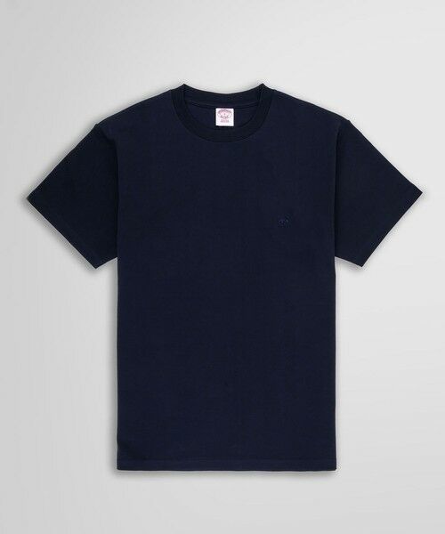 Brooks Brothers/ブルックス ブラザーズ コットンスムース クルーネック Tシャツ ネイビー S Brooks Brothers/ブルックス ブラザーズ コットンスムース クルーネック Tシャツ ネイビー S