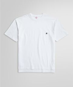 Brooks Brothers / ブルックス ブラザーズ Tシャツ | USAコットンピケ GFロゴ ショートスリーブTシャツ