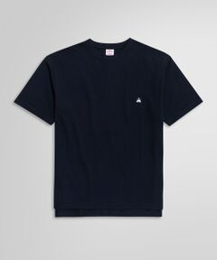 Brooks Brothers / ブルックス ブラザーズ Tシャツ | USAコットンピケ GFロゴ ショートスリーブTシャツ