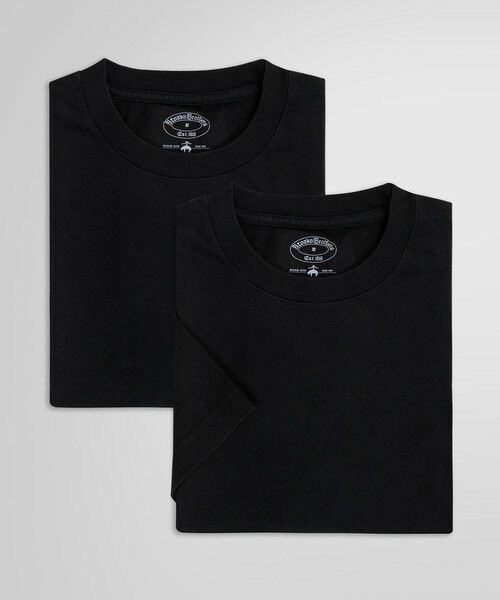 Brooks Brothers/ブルックス ブラザーズ コットン 2パック クルーネック Tシャツ Made in USA ブラック L Brooks Brothers/ブルックス ブラザーズ コットン 2パック クルーネック Tシャツ Made in USA ブラック L