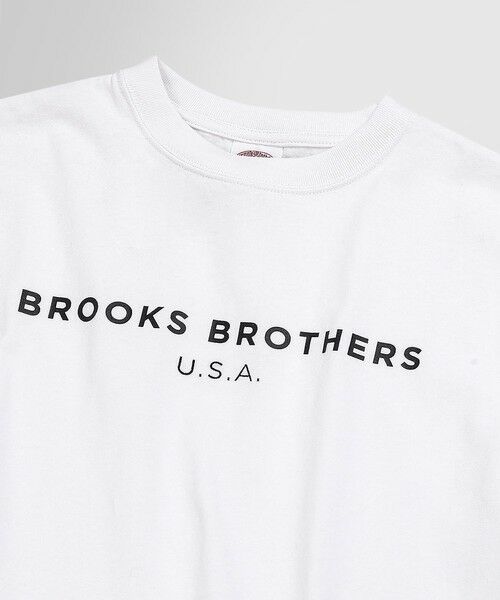 Brooks Brothers / ブルックス ブラザーズ Tシャツ | ◆オンラインストア限定◆LOGO Series コットン ロゴプリント クルーネック Tシャツ | 詳細2