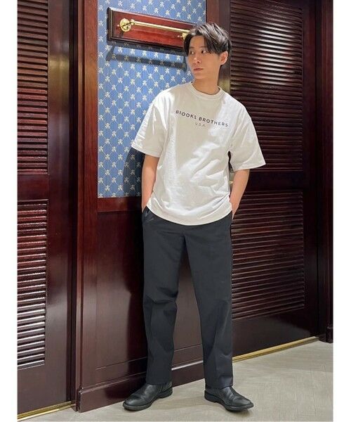 Brooks Brothers / ブルックス ブラザーズ Tシャツ | ◆オンラインストア限定◆LOGO Series コットン ロゴプリント クルーネック Tシャツ | 詳細5