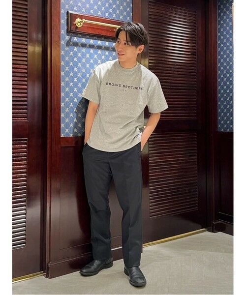 Brooks Brothers / ブルックス ブラザーズ Tシャツ | ◆オンラインストア限定◆LOGO Series コットン ロゴプリント クルーネック Tシャツ | 詳細16