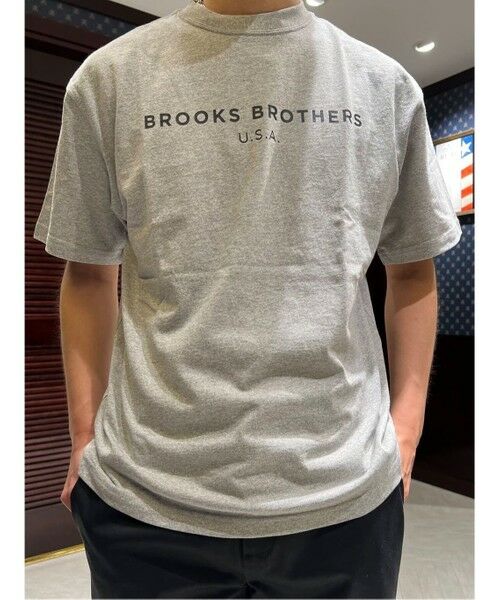 Brooks Brothers / ブルックス ブラザーズ Tシャツ | ◆オンラインストア限定◆LOGO Series コットン ロゴプリント クルーネック Tシャツ | 詳細20