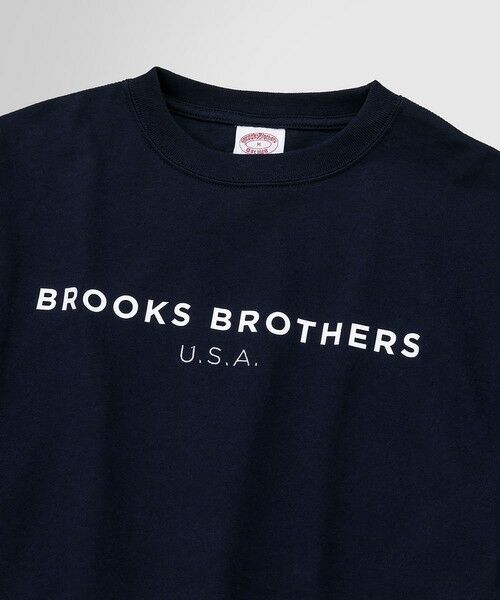 Brooks Brothers / ブルックス ブラザーズ Tシャツ | ◆オンラインストア限定◆LOGO Series コットン ロゴプリント クルーネック Tシャツ | 詳細24