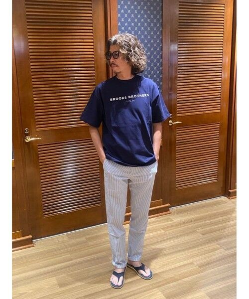 Brooks Brothers / ブルックス ブラザーズ Tシャツ | ◆オンラインストア限定◆LOGO Series コットン ロゴプリント クルーネック Tシャツ | 詳細26