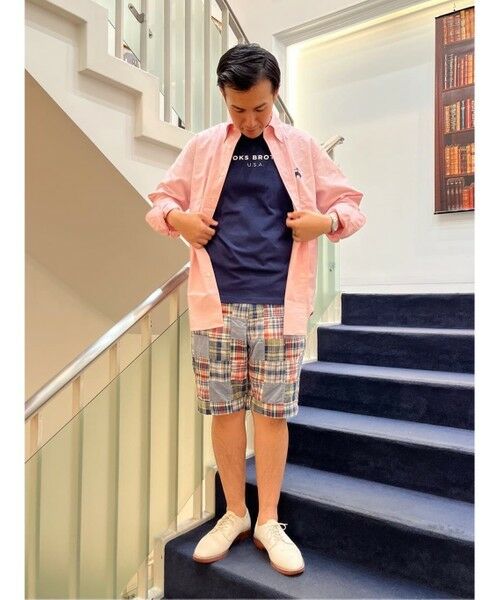 Brooks Brothers / ブルックス ブラザーズ Tシャツ | ◆オンラインストア限定◆LOGO Series コットン ロゴプリント クルーネック Tシャツ | 詳細30