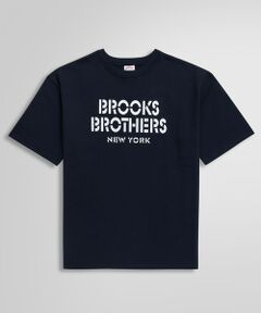 Brooks Brothers / ブルックス ブラザーズ Tシャツ | USAコットンジャージー ヘビーウェイト ステンシルロゴ Tシャツ