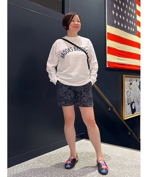 Brooks Brothers / ブルックス ブラザーズ Tシャツ | ◆オンラインストア限定◆LOGO Series コットンジャージー アーチロゴプリント ロングスリーブTシャツ | 詳細14