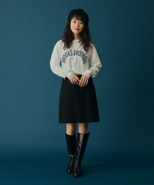 Brooks Brothers / ブルックス ブラザーズ Tシャツ | ◆オンラインストア限定◆LOGO Series コットンジャージー アーチロゴプリント ロングスリーブTシャツ | 詳細16