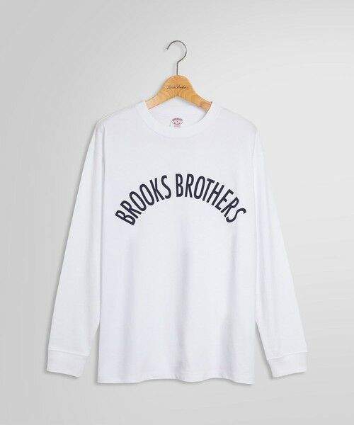 Brooks Brothers / ブルックス ブラザーズ Tシャツ | ◆オンラインストア限定◆LOGO Series コットンジャージー アーチロゴプリント ロングスリーブTシャツ | 詳細2