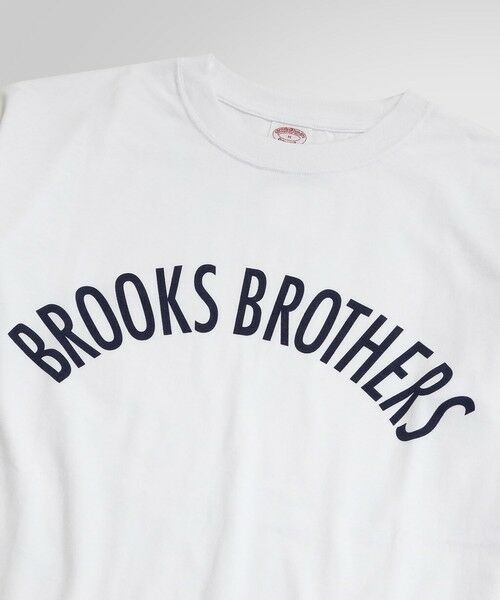 Brooks Brothers / ブルックス ブラザーズ Tシャツ | ◆オンラインストア限定◆LOGO Series コットンジャージー アーチロゴプリント ロングスリーブTシャツ | 詳細3