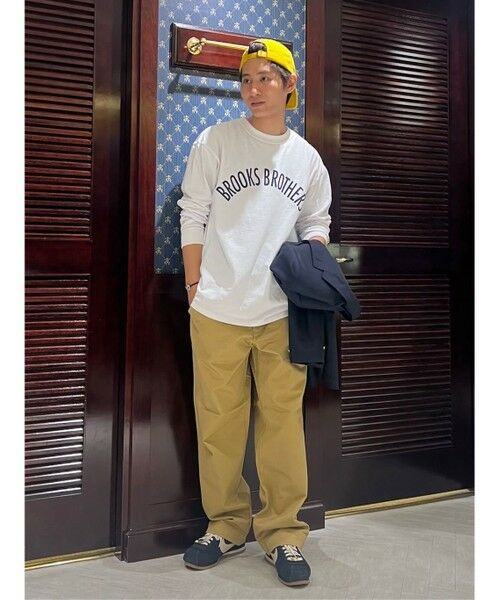 Brooks Brothers / ブルックス ブラザーズ Tシャツ | ◆オンラインストア限定◆LOGO Series コットンジャージー アーチロゴプリント ロングスリーブTシャツ | 詳細6